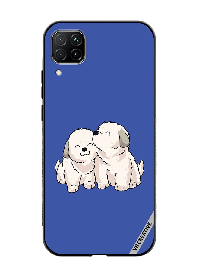 VR CREATIVE Protective Case Cover For Huawei Nova 7i/P40 Lite Cute Puppies Design Multicolour - Image 1