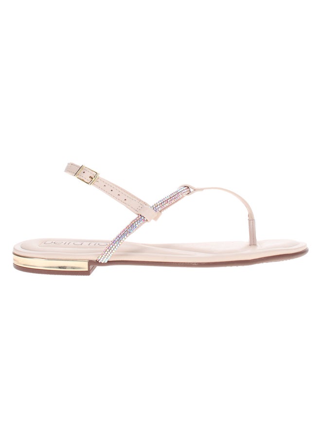 Beira Rio Solid Flat Sandals - Image 1
