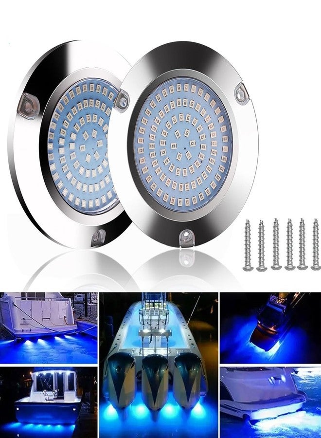 90 مصباح LED بحري للقوارب، مصنوع من الفولاذ المقاوم للصدأ، مقاوم للماء بمعيار IP68، يُثبت على السطح، مناسب للتركيب على مؤخرة السفينة، وسطح الملاحة الداخلي، والإضاءة الليلية، والصيد، والرحلات البحرية، واليخوت، والقوارب الشراعية، والعوامات، والعوارض. - Image 1