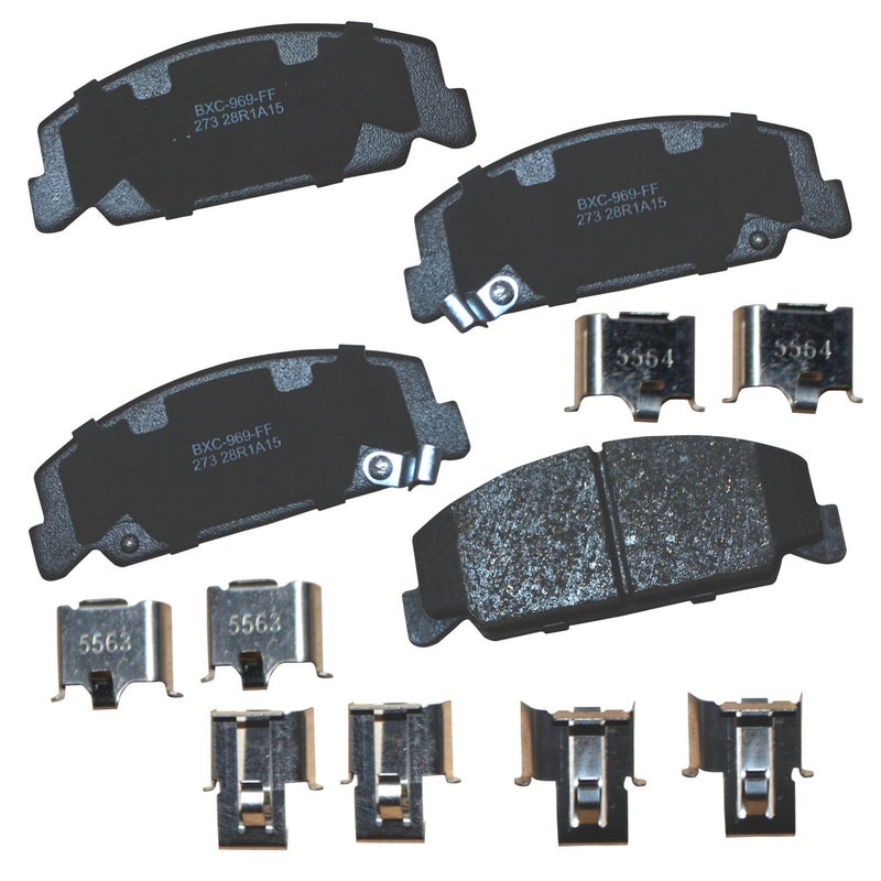 Bendix Premium SBC273 Ceramic Brake Pad Set for Honda Accord 1985-1984, City 2011-2010, Civic 2000-1988, Civic del Sol 1997-1993, CRX 1991-1988 - Image 4