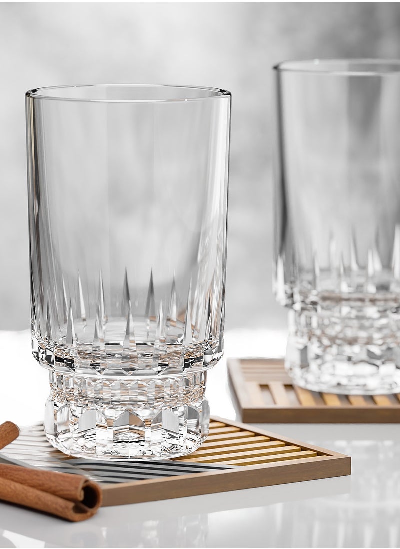 CITY GLASS Linda 27CL - 6* Cup Hiball - tall cup to drink juices from City Glass with high quality and clear glass  - Image 2