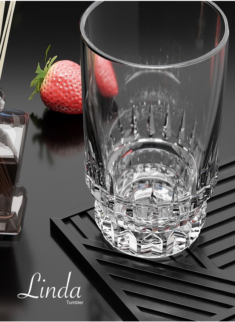 CITY GLASS Linda 27CL - 6* Cup Hiball - tall cup to drink juices from City Glass with high quality and clear glass  - Image 3