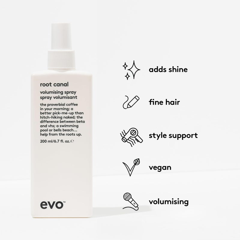 EVO Root Canal Volumizing Spray - Full Size Volumizing Hair Styling Spray To Build Body, Texture & Shine For Fine Hair - 6.7fl.oz - Image 3