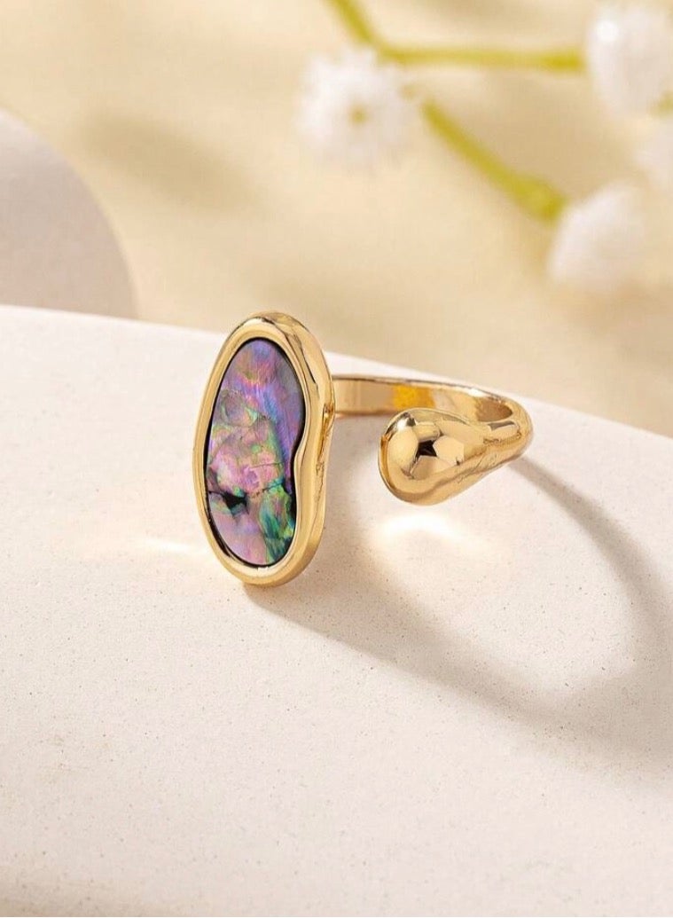 إيكوال خاتم نسائي أنيق من الاستانلس ستيل بمقاس موحد - Image 4