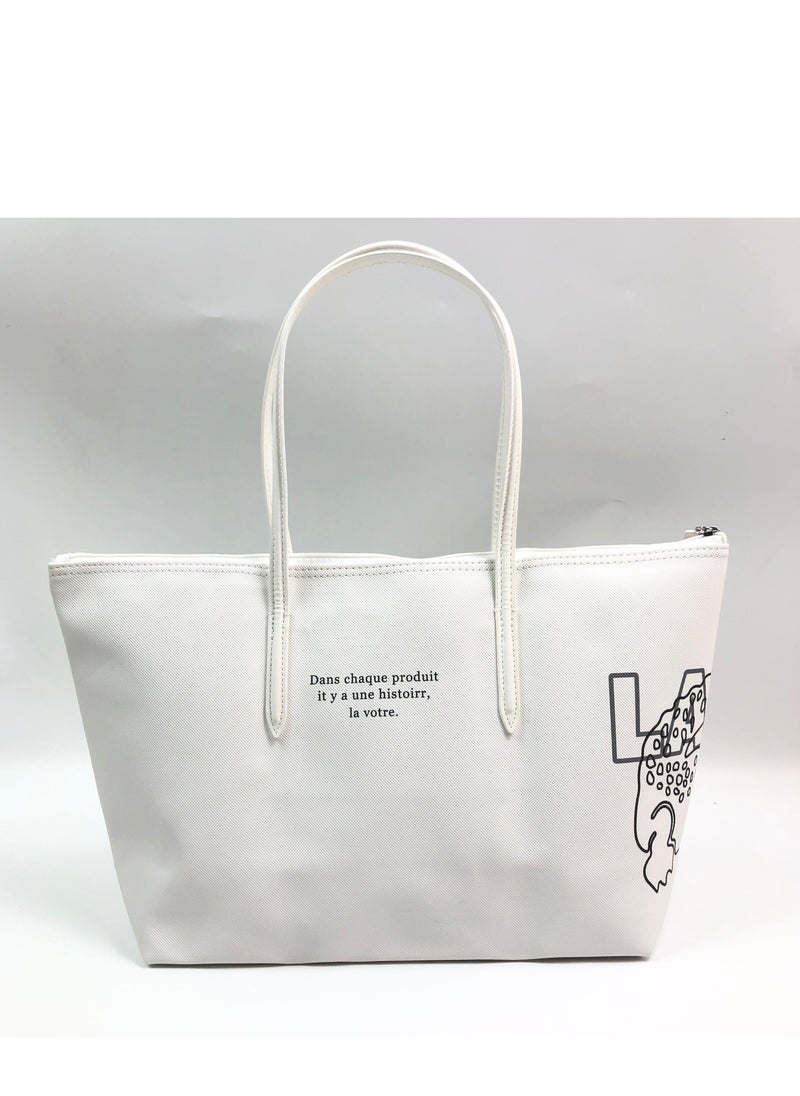 LACOSTE Lacoste Women's L.12.12 Concept Large Vertical Shopping Bag  - Image 2