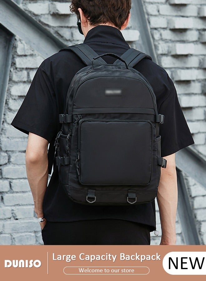 DUNISO Large Capacity Backpack Multifunction Casual Water Resistant Double Shoulder School Bag Computer Backpack Business Durable Laptops Travel Backpacks Outdoor Bags - Image 1