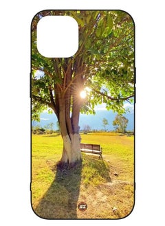 Service Zone Protective Printed Mobile Cover Beautiful Tree With Super Sunny Day For Apple iPhone 13 Pro Max 