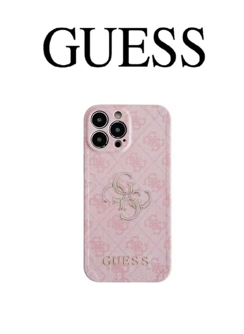 GUESS Luxurious retro texture for iPhone 16 Pro Max case. - Image 5