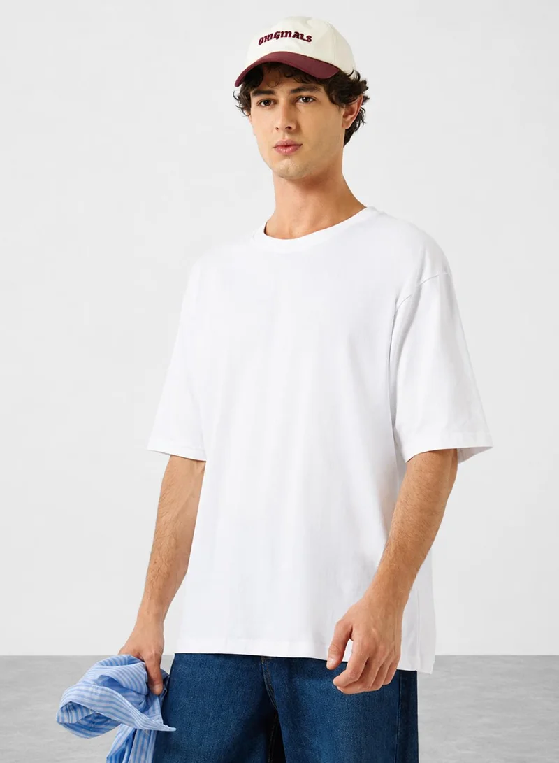 Seventy Five Essential Crew Neck Oversize Drop Shoulder T-Shirt