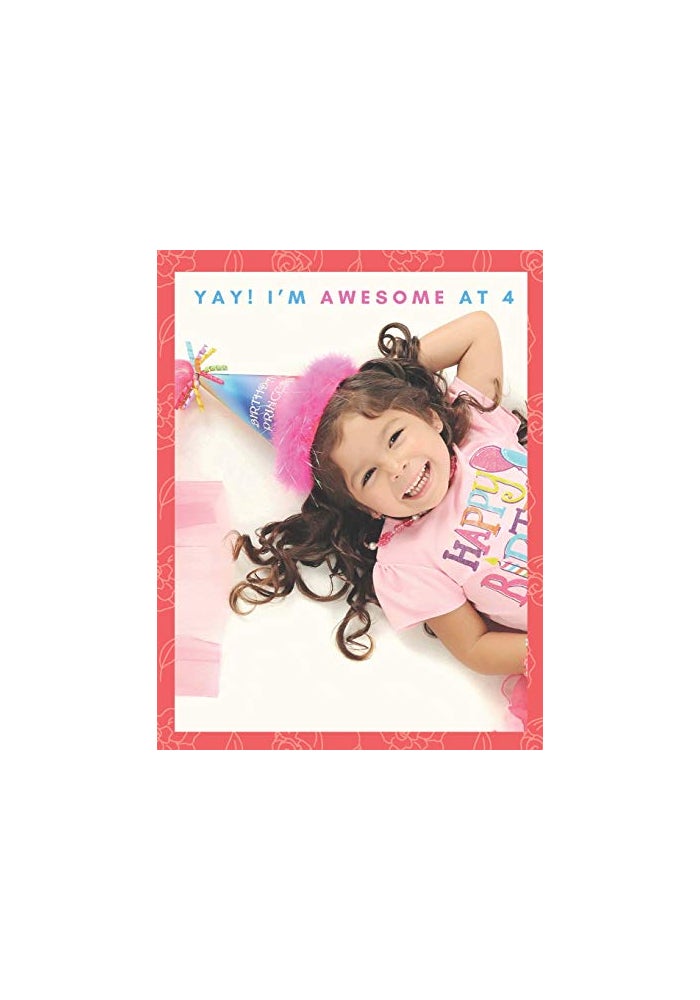Happy Birthday Notebook For 4-Year-Old Kids - Blank Lined Gift Journal for Girl - Image 1