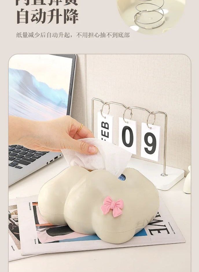 Innovative Cloud Tissue Box Automatically Lifts Tissues for Office, Rooms, Restaurants, Automatically Lifts Tissues for Office, Rooms, Restaurants IR  - Image 4