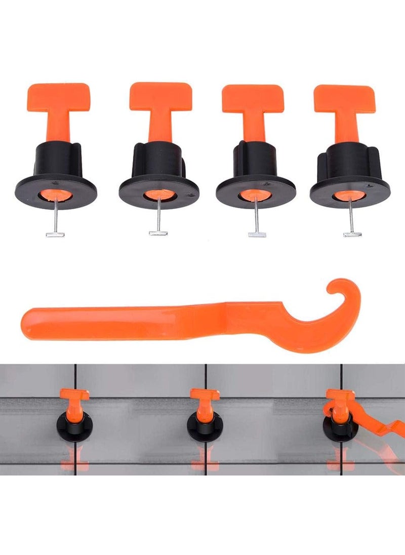 Maxmartt Maxmartt Locator Tiles Tile Spacers Levelers 50Pcs Tile Leveler Flooring Wall Leveling System Locator Spacer Building Supplies  - Image 4