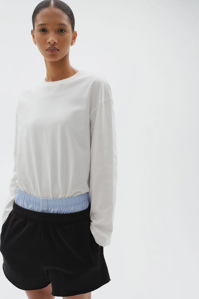 H&M Long-sleeved cotton top