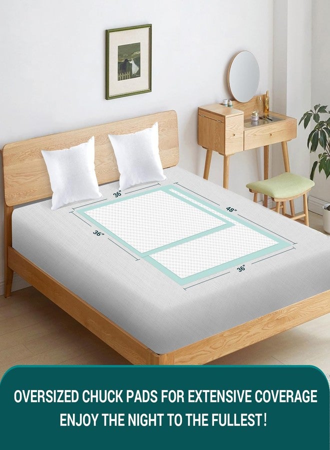 BIGGMED Tear-Resistant Disposable Bed Pads 48" x 36" 20 Count Underpads Extra Large Incontinence Bed Pads Heavy Duty Absorbency Chux Pads Pee Pads for Adult Elderly Puppy Pads for Training - Image 5