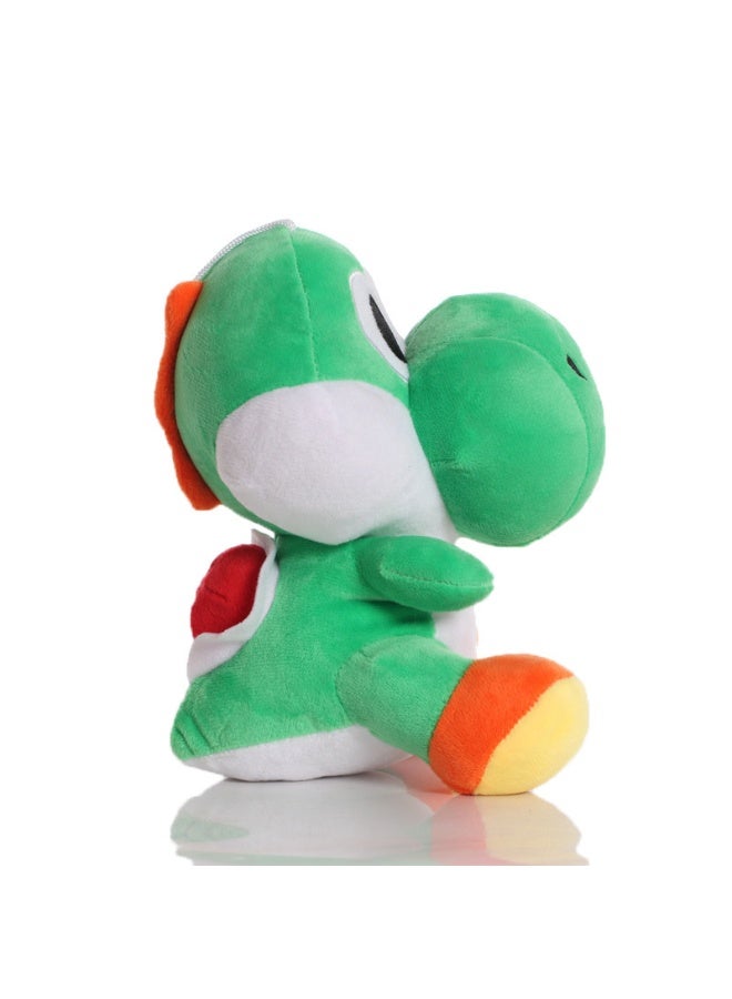 هالامودو سوبر ماريو الأخضر يوشي ديناصور أفخم دمية - 21 سم وسادة ، مثالية للأطفال هدية - Image 2