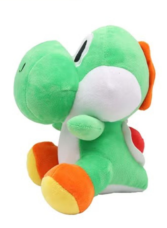 هالامودو سوبر ماريو الأخضر يوشي ديناصور أفخم دمية - 21 سم وسادة ، مثالية للأطفال هدية - Image 3