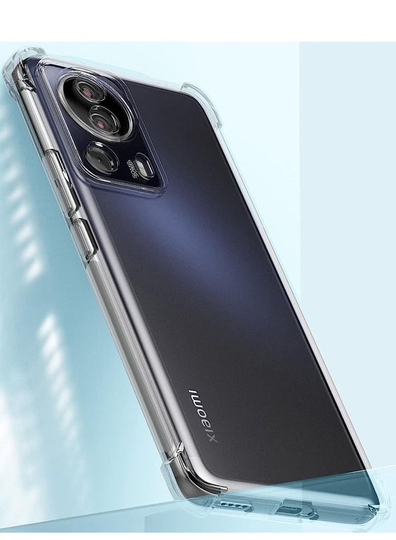 CATANES Xiaomi 13 Lite Case Cover Clear Protective TPU Four Corners Cover Transparent Soft Case - Image 4
