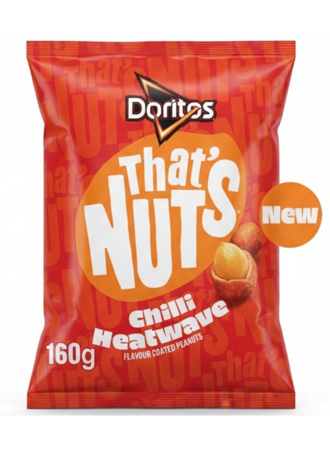 That's Nuts Doritos Chilli Heatwave Flavour Coated Peanut 160g
