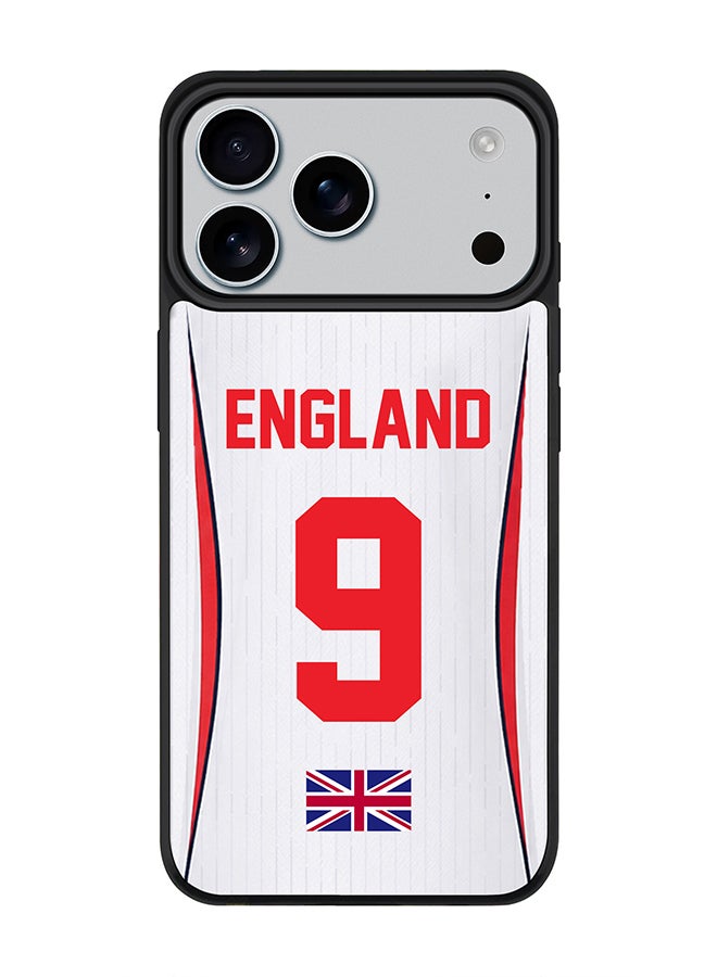 Stylizedd For Apple iPhone 17 Pro Max Case,Slim fit Camera Protection, Shockproof Thin Phone cover  - Football Team England World Cup 2026 - Image 1