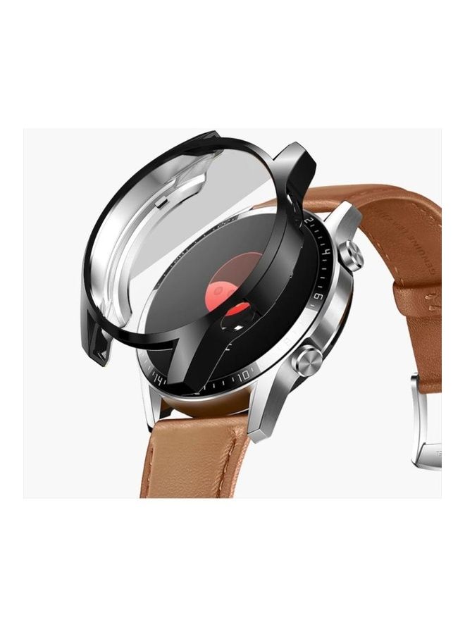 NIBEMINENT Plating TPU All-Inclusive Protective Shell For Huawei GT2 46MM Black - Image 2