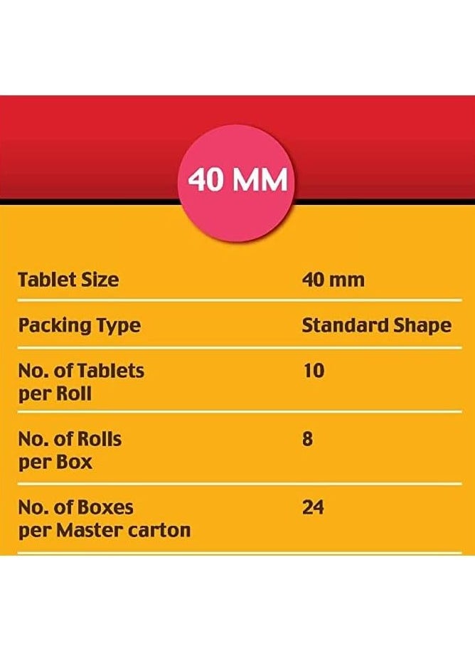 irfaz 80-Piece Quick Ignite Bakhoor Charcoal Tablets – 40MM for Fast & Even Burning  - Image 5