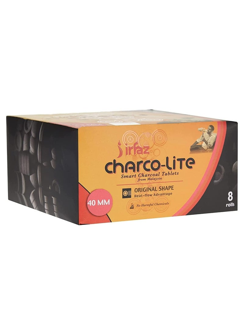 irfaz 80-Piece Quick Ignite Bakhoor Charcoal Tablets – 40MM for Fast & Even Burning  - Image 3
