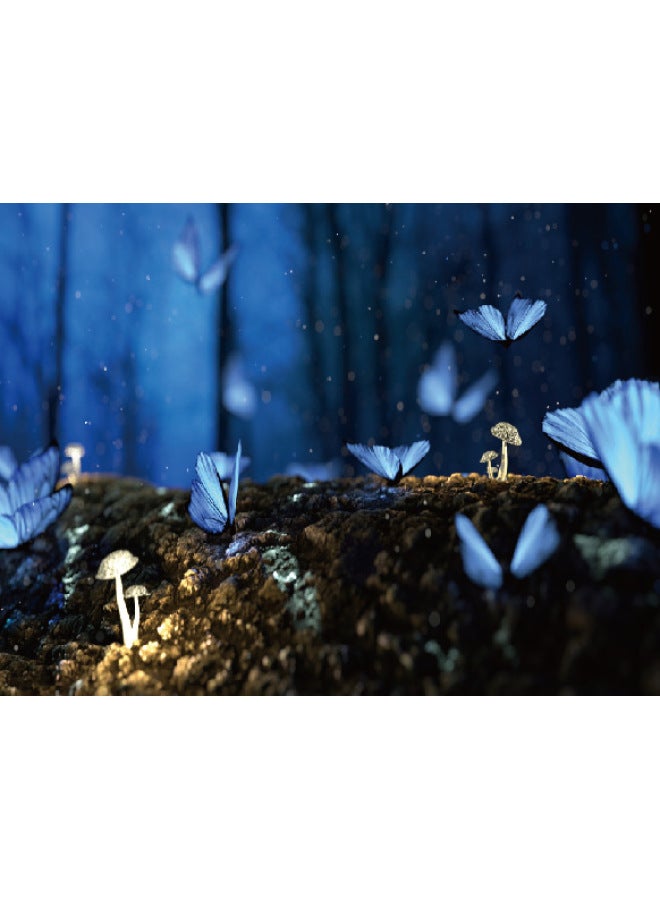 ألغاز دائرية بألوان قوس قزح مخصصة مكونة من 500 قطعة، ألغاز معرفية ملونة ممتعة عبر الحدود - اللون: فراشة - Image 1