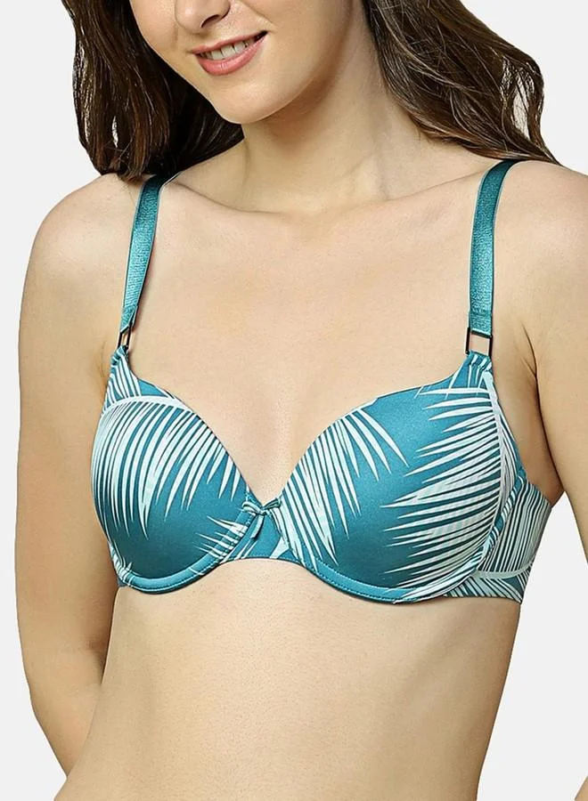 Triumph Triumph International Women's Cotton Wire Free Modern T Shirt Bra (20I319_Green_M)