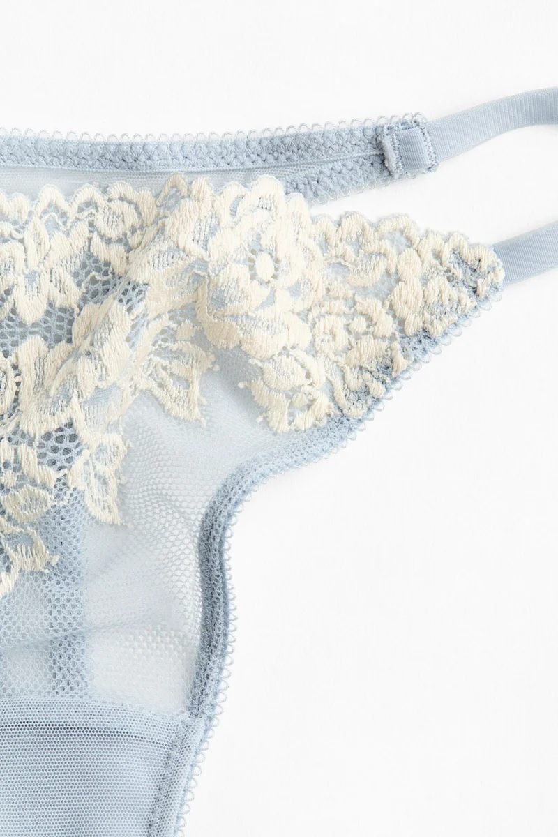 H&M 2-pack lace tanga thong briefs