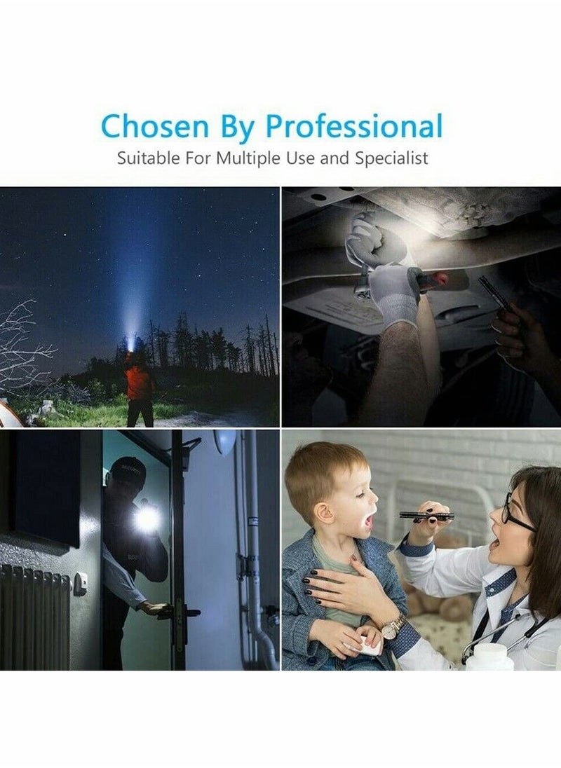 Excefore - LED 8000Lumens Portable Hot Bright USB Rechargeable Pen Pocket Torch Light Lamp - Image 1