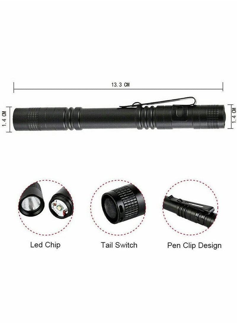 Excefore - LED 8000Lumens Portable Hot Bright USB Rechargeable Pen Pocket Torch Light Lamp - Image 1