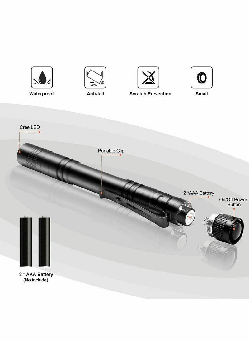 Excefore - LED 8000Lumens Portable Hot Bright USB Rechargeable Pen Pocket Torch Light Lamp - Image 1