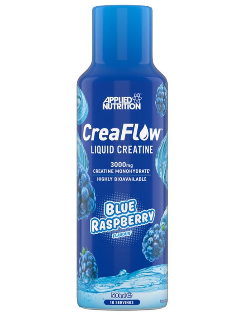 Applied Nutrition Creaflow Liquid Creatine Support Muscle Growth Blue Raspberry 500 ML 