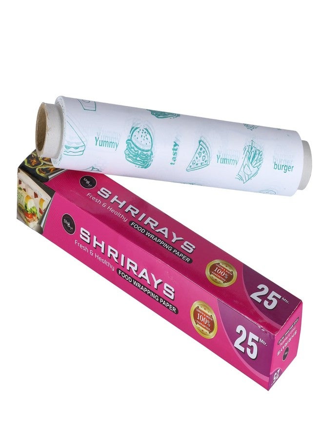 SHRIRAYS 2 Pcs Combo Pack of Butter Paper 25 Meters | Food Wrapping Paper | Parchment Paper | Roti Wrap | Perfect for Baking, Cooking, Packing and Serving Foods - Image 3