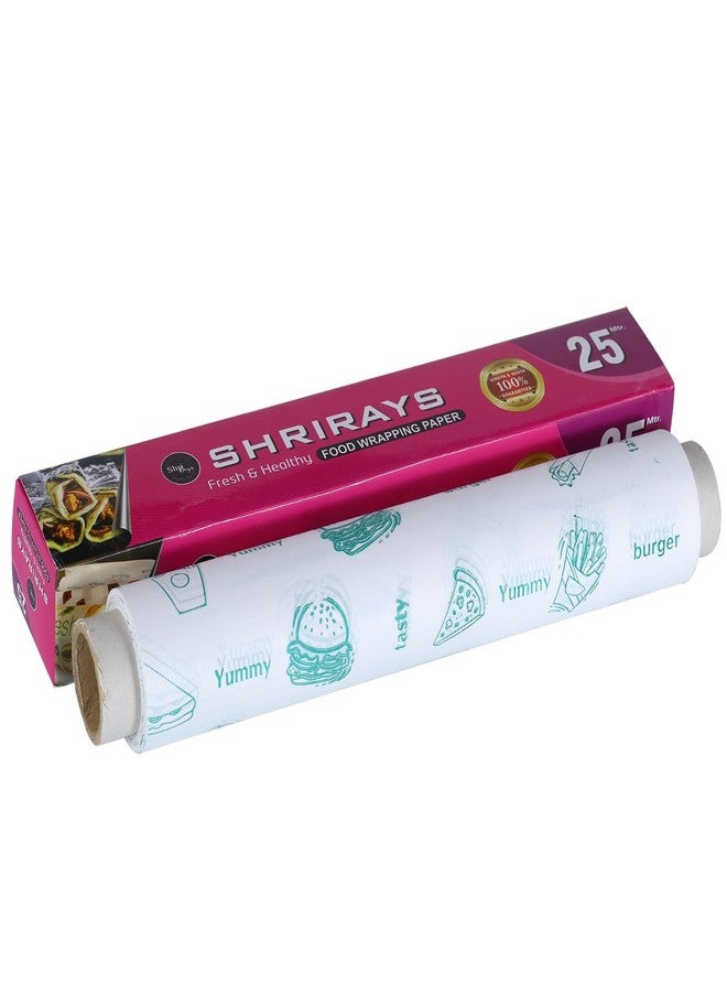 SHRIRAYS 2 Pcs Combo Pack of Butter Paper 25 Meters | Food Wrapping Paper | Parchment Paper | Roti Wrap | Perfect for Baking, Cooking, Packing and Serving Foods - Image 2