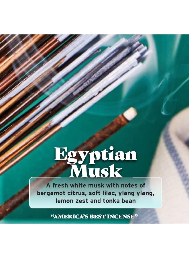 Wild Berry Incense Sticks - Egyptian Musk - Fresh Musk with Bergamot and Lilac - Hand Dipped in The USA (100 Count) - Image 4