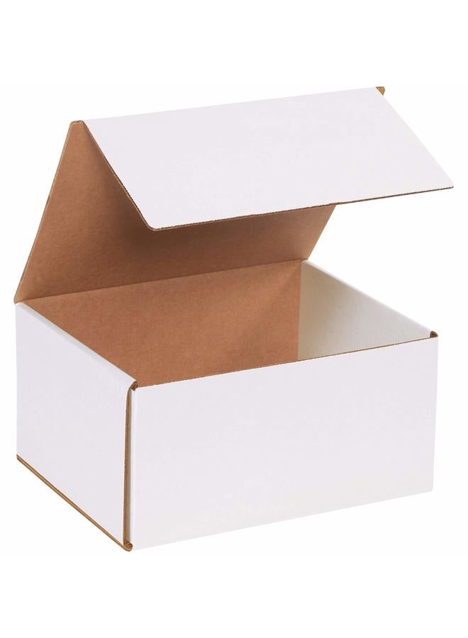 BOX USA BM1085 Corrugated Mailers, 10" x 8" x 5", White (Pack of 50) - Image 1