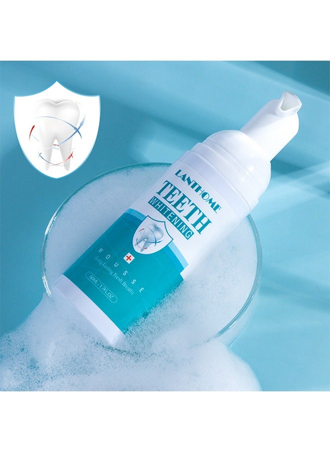 Lanthome White Foam Teeth Whitening Mousse ，Stain Remover, Teeth Whitening Booster (50ml) - Image 4