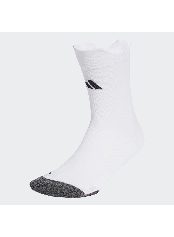 Adidas جوارب كوش لكرة القدم      أبيض/أسود - Image 1