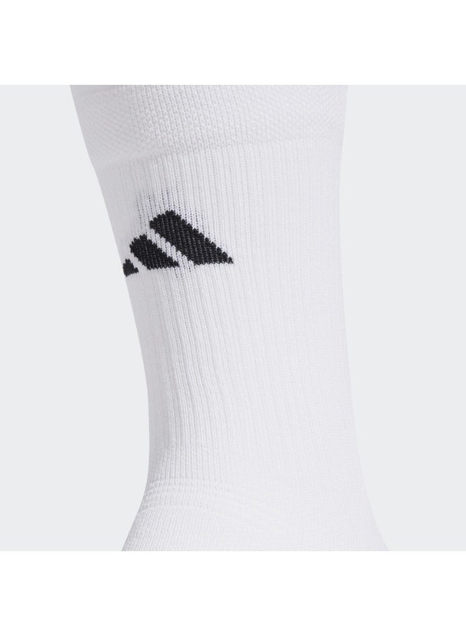 Adidas جوارب كوش لكرة القدم      أبيض/أسود - Image 2