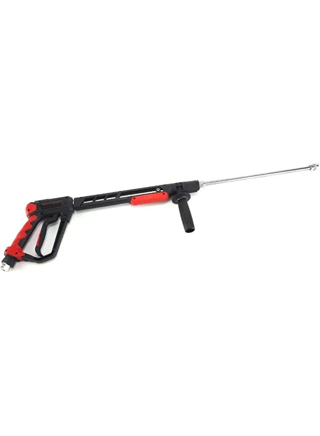 Generic 5000 Psi Pressure Washer Gun Kit With Extension Wand, 2 Nozzle Tips (15° & 25°), & Auxiliary Stability Handle - 1/4" Quick Connect, M22 Inlet  - Image 2