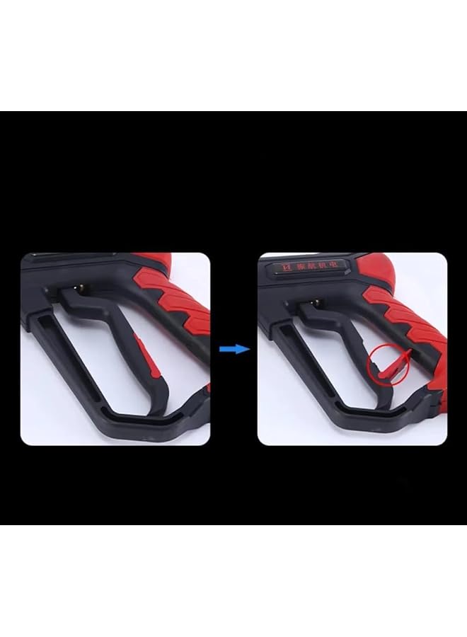 Generic 5000 Psi Pressure Washer Gun Kit With Extension Wand, 2 Nozzle Tips (15° & 25°), & Auxiliary Stability Handle - 1/4" Quick Connect, M22 Inlet  - Image 4
