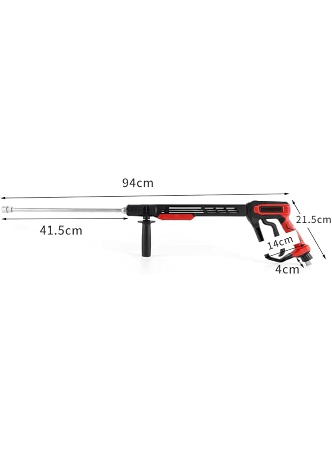 Generic 5000 Psi Pressure Washer Gun Kit With Extension Wand, 2 Nozzle Tips (15° & 25°), & Auxiliary Stability Handle - 1/4" Quick Connect, M22 Inlet  - Image 3