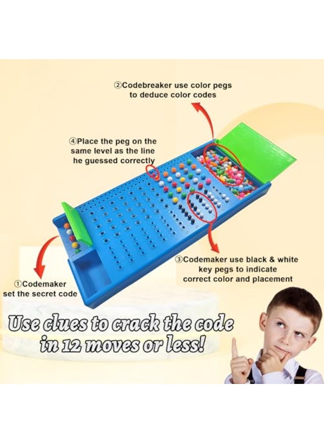 Code Breaker Board Game, Classic Codebreaking Travel Board Game, Kids STEM Development Toys, 3 Level Brain Puzzle Play Set - 2 Player Battle of Famliy Game, Toys for Kids & Adult - Image 4