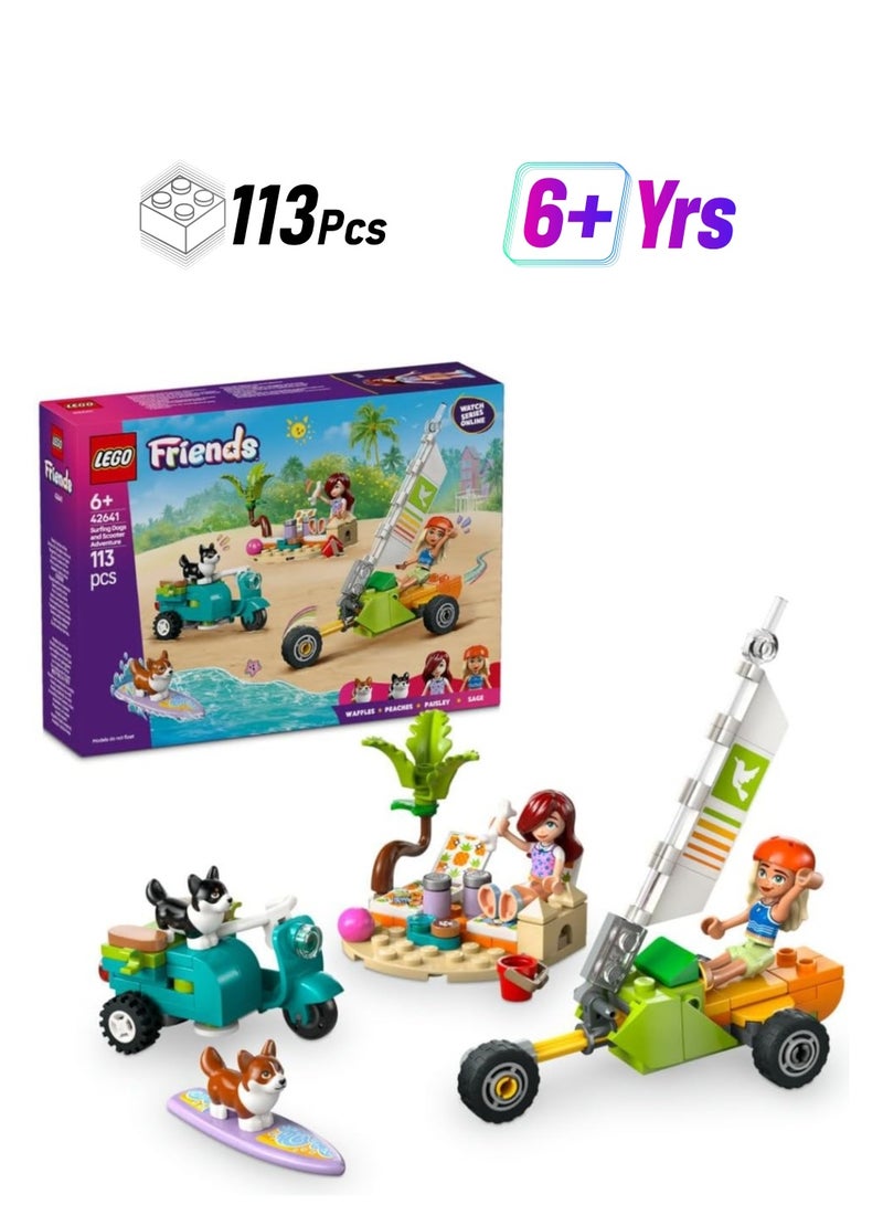 LEGO LEGO Surfing Dogs And Scooter Adventure Building Toy Set 42641  - Image 1