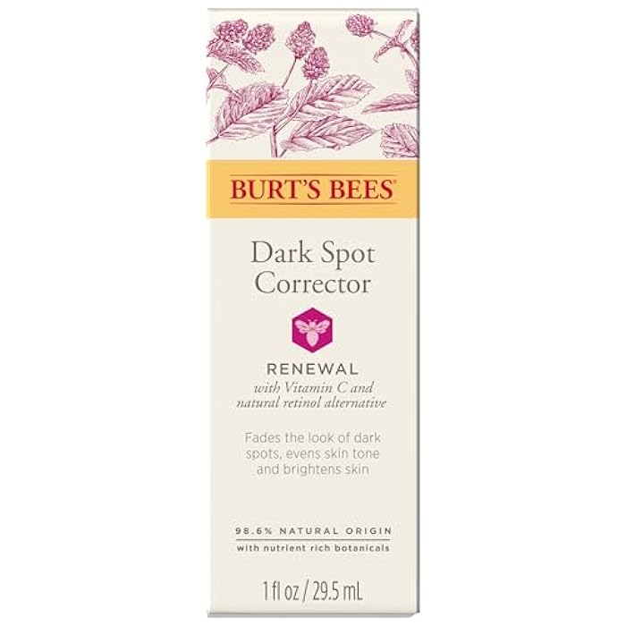 Burt's Bees Renewal Dark Spot Corrector With Natural Retinol Alternative and Vitamin C, Reduces Appearance of Dark Spots and Uneven Skin Tone, 98.6 Percent Natural Origin Skin Care, 1 fl. oz. Bottle - Image 1