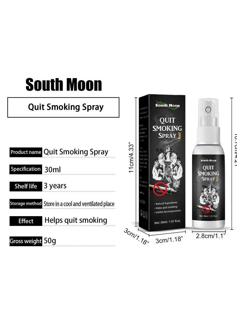 SOUTH MOON 1pcs Anti Smoking Oral Care Spray Quit Smoking Spray 30ml - Image 3
