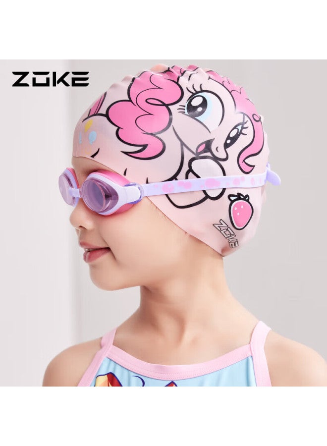 Zoke Children'S Swimming Goggles, Non-Prescription, High-Definition, Waterproof, Anti-Fog, Youth Universal Swimming Glasses, Purple And Pink, 622502103-3 - Image 1