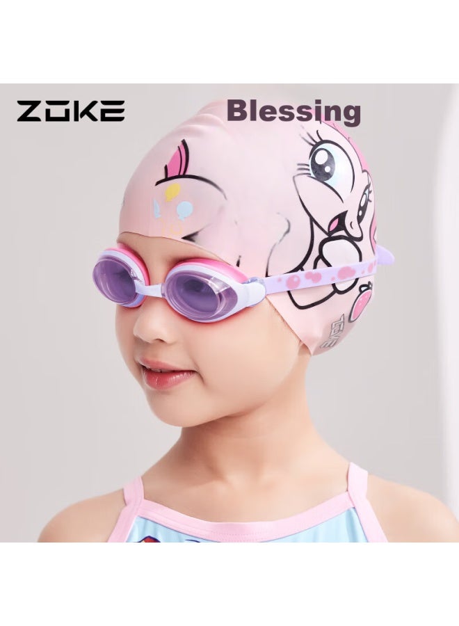 Zoke Children'S Swimming Goggles, Non-Prescription, High-Definition, Waterproof, Anti-Fog, Youth Universal Swimming Glasses, Purple And Pink, 622502103-3 - Image 3