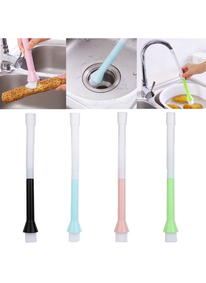 Yugefom Yugefom Plastic Flexible Water Faucet Pipe Brush Dish Vegetables Fruit Brushes 360 Degree Rotary Washing BrushFaucetFilter for Washing Vegetables Cleaning Utensils  - Image 3